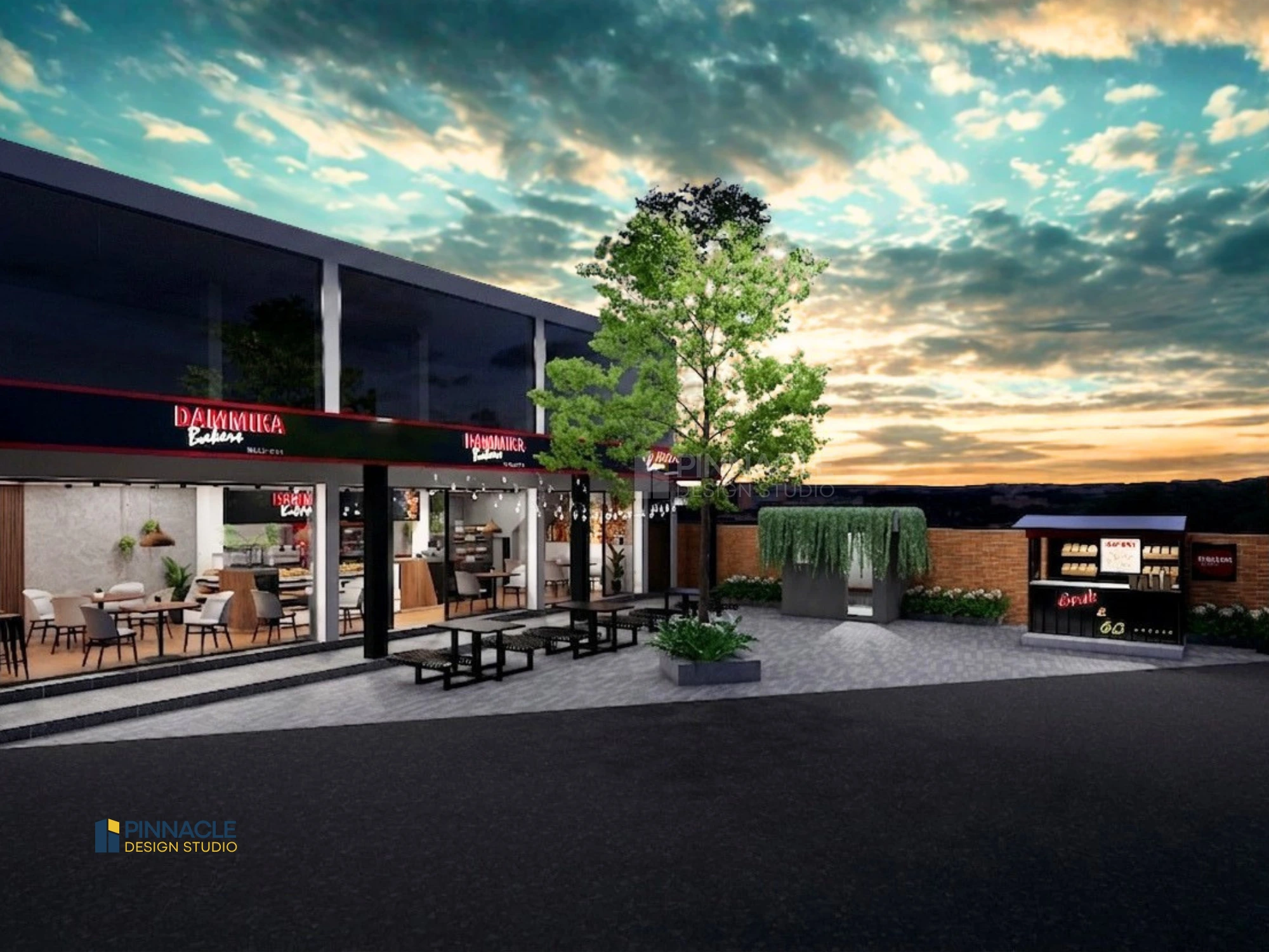 Café Exterior & Interior